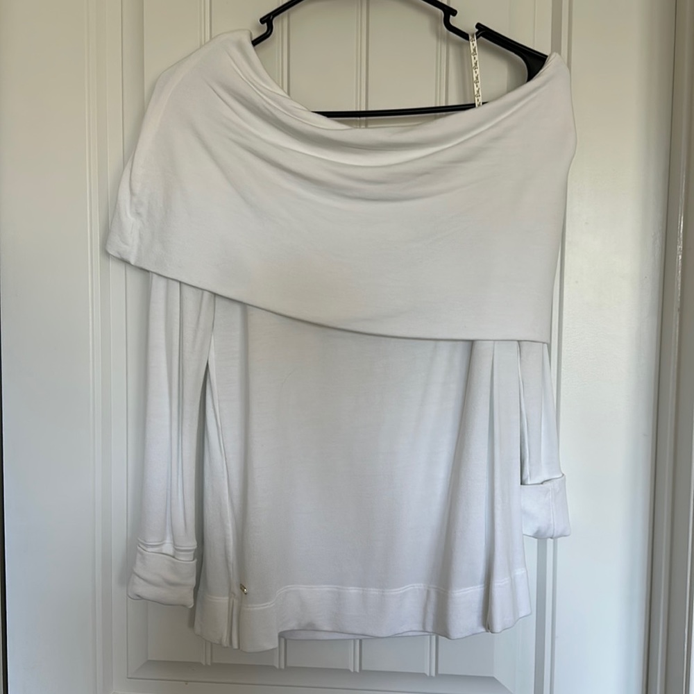 Lilly Pulitzer off the shoulder white top